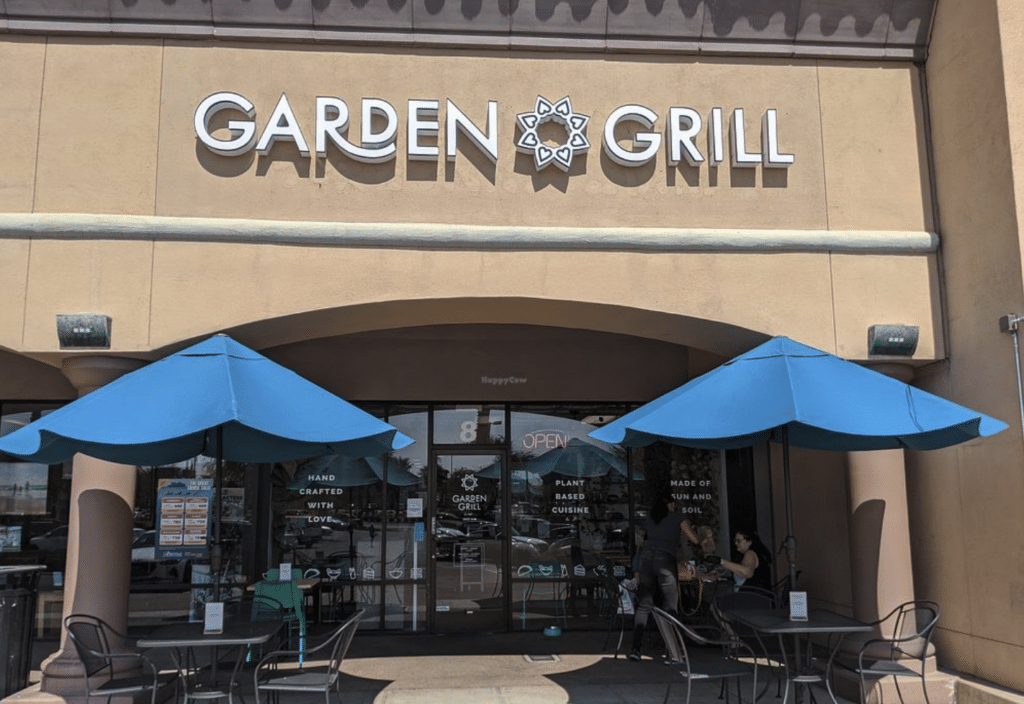 Garden Grill Exterior Shot Off the Strip Vegas Vegan Options